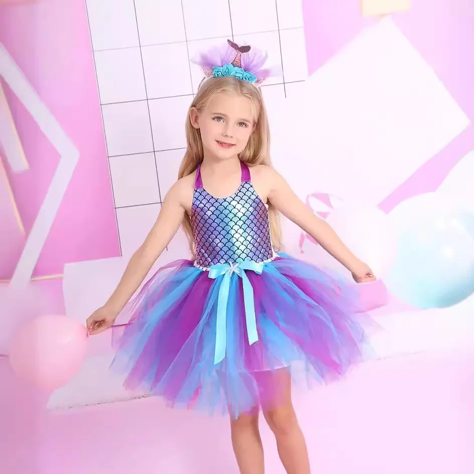 Mermaid princess dress3